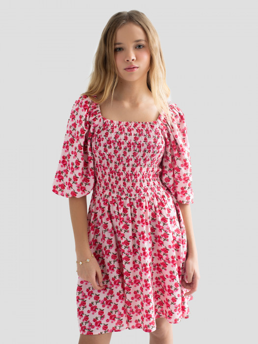 Dievčenské šaty tkanina GAJA 602
